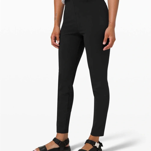 🆕🖤 Lululemon Here to There High Rise 7/8 Pant - Black - Picture 12 of 13